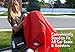 CAR SEAT TRAVEL BAG Cover - DURABLE Polyester with SHOULDER STRAP, Water Resistant, Lightweight - Great for Airport Gate Check and Storage - Fits Carseats, Booster & Infant Carriers by Angel Baby