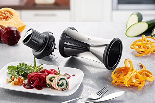Gefu 13700 Spiralschneider SPIRELLI XL + Edelstahlstyling Universalmesser im Set - 3
