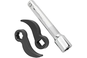 CWOQOCW Lot de 3 adaptateurs de clé de levier en alliage d'acier pour professionnels (6,35 mm)