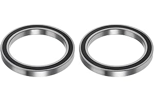 PATIKIL 50mm x 65mm x 7mm Profondo Scanalatura Sfere Cuscinetti, 2 Pezzi Cromo Acciaio Cuscinetto a Sfera a Gola Profonda per Potenza Trasmissione ABEC1, 6810-2RS