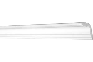 MARBET DESIGN Marbet Deckenleisten aus Styropor XPS - Hochwertige Stuckleisten leicht & robust im modernen Design - (20 Meter Sparpaket E-42-35x35mm) Wandleiste