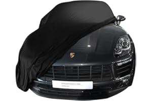 Star Cover Compatible avec Une bâche d'extérieur pour Porsche Macan Housse Noir