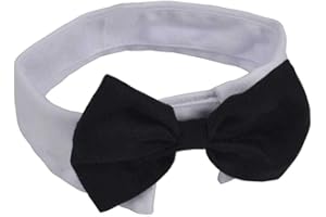 HEYPET Formal Pets Papillon per cani, gatti e animali domestici con papillon regolabile DCL01 (01)