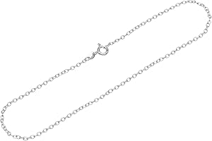 NKlaus cavigliera argento 925 26cm catena ad ancora quadrata signore fine 12542