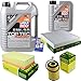 Produktbild Filter Set Inspektionspaket 6 Liter Liqui Moly Motoröl Top Tec 4200 5W-30 MANN-FILTER Innenraumfilter Luftfilter Ölfilter