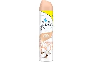 Glade Air Freshener, Aerosol Room Spray, Vanilla Blossom, Pack of 12 (12 x 300ml)