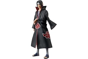 Banpresto Figurka akcji Itachi Uchiha Naruto Shippuden, Grandist 28 cm, BP28670P wielokolorowa, figurka kolekcjonerska, optymalna dla fanów anime