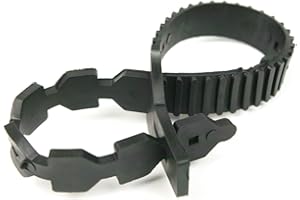 Oakland Gardens Tree Ties Heavy Duty Super Soft Rubber Plant Support Straps Adjustable 30cm(12") Pack of 5