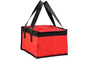 NAUXIU Borsa isolata Borsa termica impermeabile Isolamento Pieghevole Picnic Portatile Ice Pack Bag Borsa termica Food Food Pizza Bag Consegna