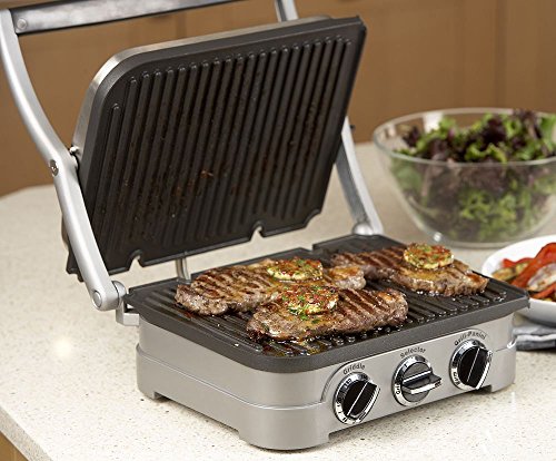 Cuisinart Multifunktions-Grill mit Kochplatte GR4CU - 4