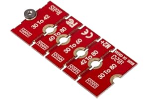 Acxico 2 Pcs M.2 NGFF NVMe SSD 2230 2242 2260 2280 Length Extend Adapter Bracket Card Plate