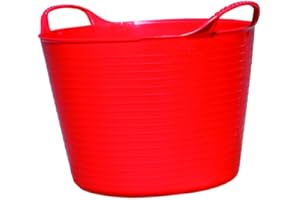 Faulks & Cox Tubtrugs Bac souple recyclé à 2 poignées Rouge 14 l