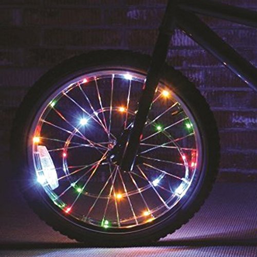 BXT® LED Fahrradreifen Beleuchtung Reifen Rad Licht Lampe Leuchte Radbeleuchtung Licht Felgenlicht(NUR FÜR EIN RAD) - 2
