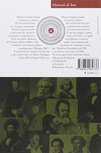 Livres Couvertures de Manuale di letteratura italiana medievale e moderna
