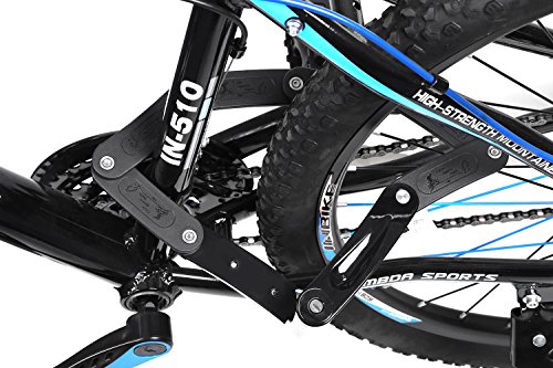 Inbike Faltschlöss für Fahrrad mit Rahmenhalterung - 8