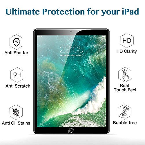 1 x iPad Pro 12.9 2017 Schutzfolie, ESR® HD Tempered Glas Folie für iPad Pro 12,9 Zoll 2017 - 8