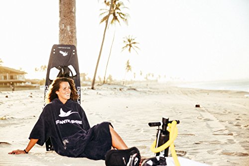 Atlantic Shore | Surf Poncho ☆ Bademantel / Umziehhilfe aus hochwertiger Baumwolle ➤ Navy Blue / Dunkelblau - 4