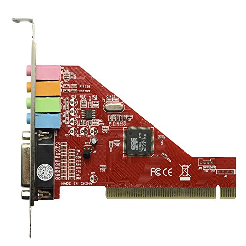Goliton PCI 4  Canales Tarjeta de Sonido ESS Chip Tarjeta de Sonido de Ordenador de sobremesa Integrado