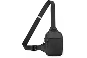 DONGKER Brusttasche Herren, Leichte Sling Chest Crossbody Bag, Wasserdicht Schulter Backpack Umhängetasche Schultertasche Crossbag für Heren/Damen Reise, Wandern, Radfahren, Laufen