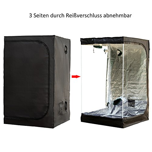 Outsunny® Growbox Growzelt Growschrank Zuchtschrank Pflanz Box 120X120X200cm NEU - 4