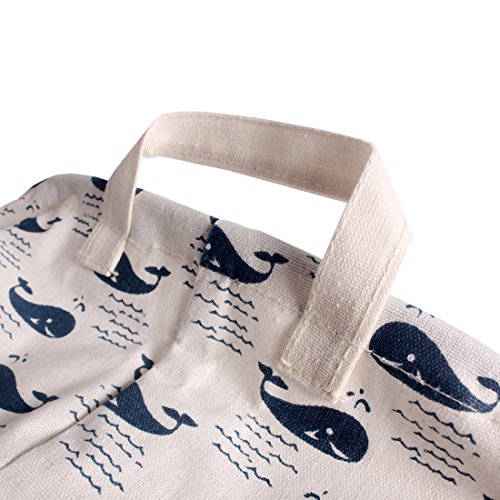 Andux Wäschesack Wäschekörbe/ZYL-01 (Whale Patterned) - 5