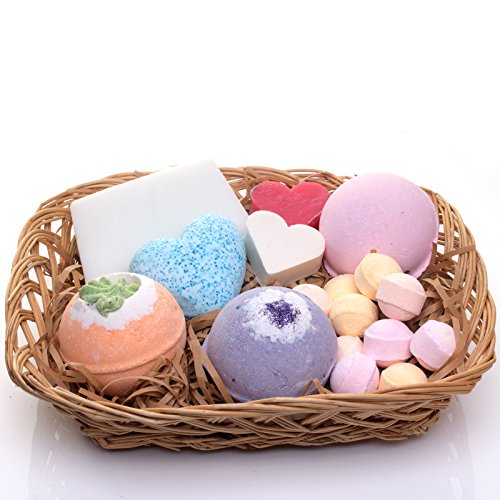 Luxury Christmas Pamper Hamper - Medium- Beauty Bakery Handmade Bath Bomb and Soap Gift Set - Perfect Gift