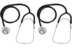 BORDSTRACT Doppelkopf-Stethoskop, 2er-Set Doppelkopf-Stethoskop für Arzt Krankenschwester Tierarzt Student Gesundheitspflege Gerät
