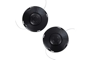 HUNDREDWEAT 2 Pezzi Testina Universale Decespugliatore Accessorio di Ricambio per Decespugliatore a Benzina Doppia Testina di Filo Filo M10 x 1,25, per Decespugliatori, Bobina del Filo di Ricambio per Benzina