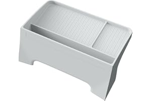 smabee Plateau de rangement pour console centrale pour Xpeng G6 2025 pour tableau de bord de voiture - Plateau caché derrière l'écran - Gris clair - Accessoires ABS - Conduite à gauche