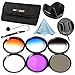 Produktbild K&F Concept® Objektiv Filterset 52mm 6 teiliges Filter Set 52mm FLD CPL UV Filter 52mm 3er Verlaufsfilter Orange Blau Grau Filter 52mm für Nikon und Canon DSLR Kamera mit 5er Kamera Zubehör