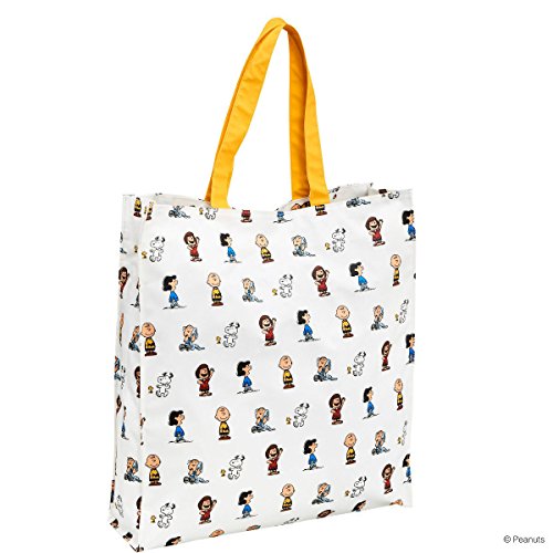 BUTLERS PEANUTS Einkaufstasche groß- Shopper – Baumwolle, PVC – 36x40x10 cm - 2