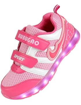 Angin-tech 7-Light Kinder LED Sneaker Sportschuhe Blink Boots Birthday Gift Camping Wandern Trekking-Schuhe mit...