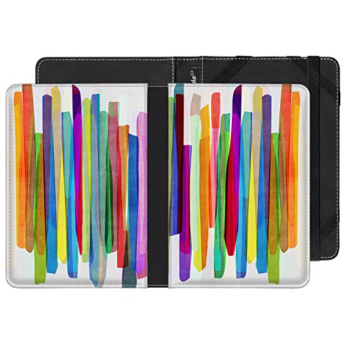 caseable Kindle und Kindle Paperwhite Hülle, Colourful Stripes 1 - 2