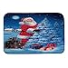 Produktbild YCGG Teppich Weihnachten,Weihnachtsfest Eingangstür Bad Mat Badematte TüRmatte Weihnachten Teppich Badezimmerteppich FußMatte Innenbereich Indoor Bad Dekor(40 x60 cm,E)