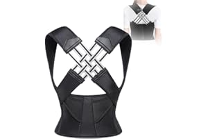 LUCKKY Adjustable Back Posture Belt Office Home Gym Unisex, Back Straightener Posture Corrector, Camelback-Korrekturgürtel, Rücken Geradehalter, Rückenstützgürtel, Haltungskorrektur Rücken Herren Damen (XXL)