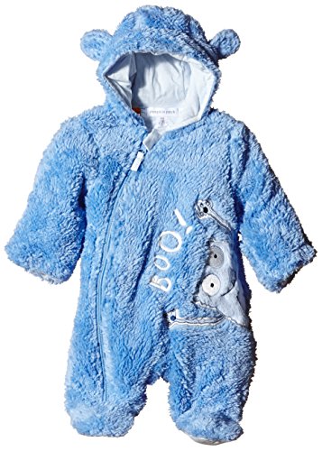 Pumpkin Patch  Fur All in One Footies, Blue (Periwinkle), 0-3 Months
