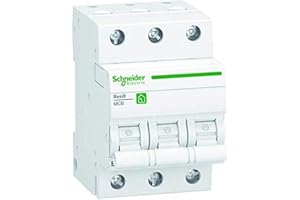 Schneider Electric Leitungsschutzschalter Resi9, 3-polig, 40A, B-Charakteristik, 6kA, Artikelnummer R9F23340