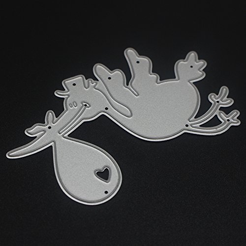 Amazingdeal365 Steel Bird Metall Form Schablonen Schneiden DIY Dekor Sammelalbum Karten Buchzeichen Lesezeichen als Geschenk für Freunde Geburtstag Kinder,Kindergarten Hobby Schule Handarbeit Unterricht usw. Ein tolles Geschenk! - 7