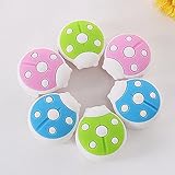 Kindersicherheit Kinderschutz, kantenschutz eckenschutz,Kindersicherung Eckenschützer ,26 Stück Silikon-Marienkäfer-Engel, Tisch-Eckschutz Silikon Stoßschutz zum Schutz für Babys(Pink, Blau, Grün) - 4