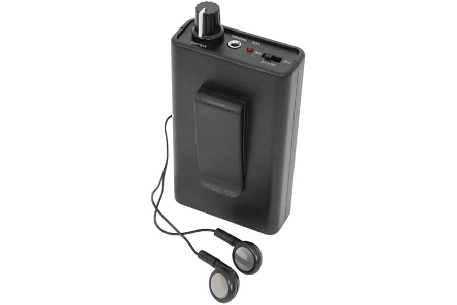 Adastra | Compact Beltpack Induction Loop Receiver,Black,12cm
