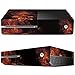 Produktbild Microsoft Xbox One Case Skin Sticker aus Vinyl-Folie Aufkleber Flamme Rauch Feuer