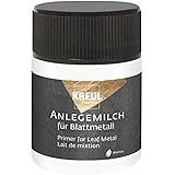 Kreul 99450 - Anlegemilch, 50 ml, flüssiger Spezialkleber zum Anlegen von Blattmetall auf Wasserbasis