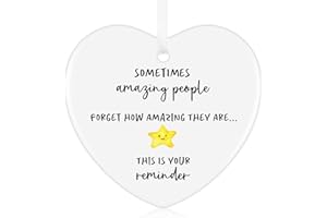 Tenare Christmas Thank You Gift, Sometimes People Forget How Amazing They Are, Sentimental Well Done You're Amazing Ceramic Gift for Mentor Friend Family Colleague(Star Style)