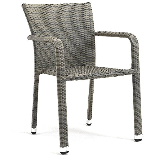 Preisvergleich Produktbild Destiny Sessel Stapelsessel Carlos Geflechtsessel Polyrattan Stapelstuhl