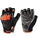 Produktbild 1 Paar Motorrad Handschuhe Half Finger Reithandschuhe Motorrad Sport Mountainbike Schutz Handschuhe Sommer Orange L