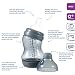 Difrax S-Baby Bottle (200 ml, Grey, Wide)