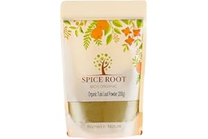 SPICE ROOT Organic Tulsi Powder 200g (Ocimum tenuiflorum, Holy Basil) - Certified Organic, Premium Quality | Immunity Booster | Adaptogenic Herb | Ayurveda | Stress Relief