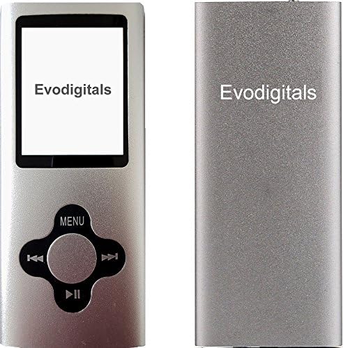 Evodigitals New Silver 16GB Elite MP3 Media MP4 Player Music Video FM Tuner Games Voice +