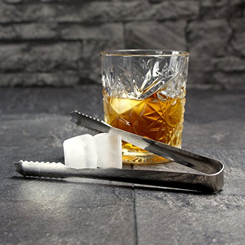 Edelstahl Eiszange 17,8 cm | Bar Eiszange, Eiskübel Zange - 3