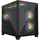 GAMEFORCE LIQUID 6x120mm RGB Fanlı Kumandalı ve Kontrolc&uuml;l&uuml; Oyuncu Bilgisayar Kasası